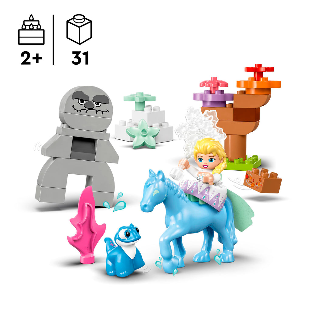 LEGO DUPLO 10418 Elza ir Bruni užburtame miške