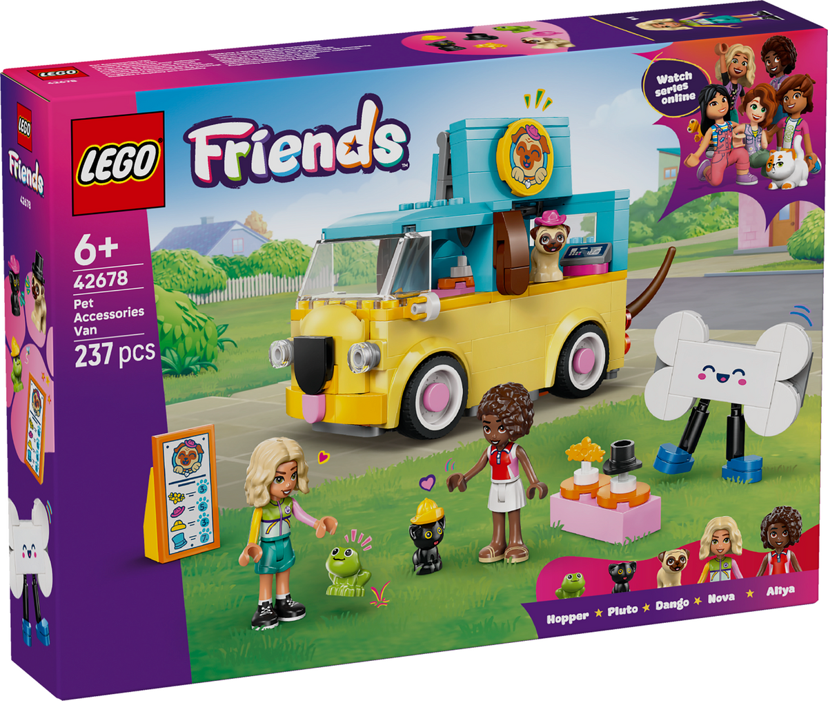 LEGO Friends 42678 Augintinių reikmenų furgonas