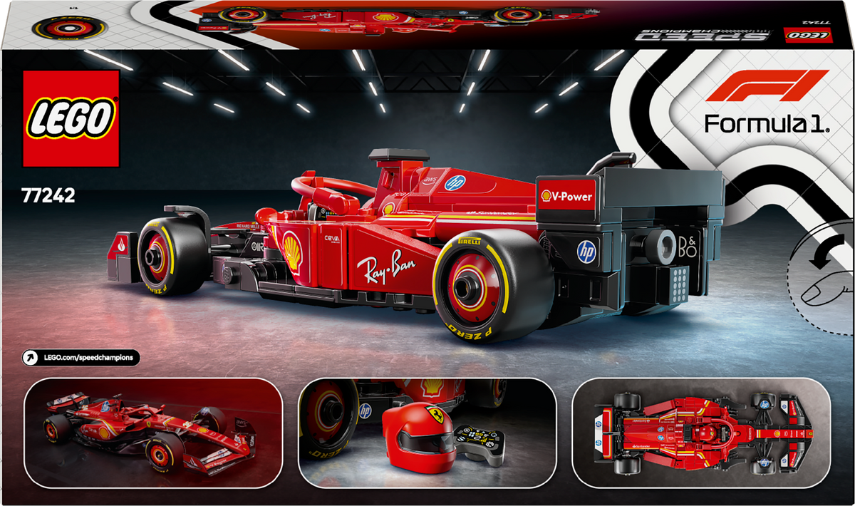 LEGO Speed Champions 77242 Ferrari SF-24 F1 bolidas