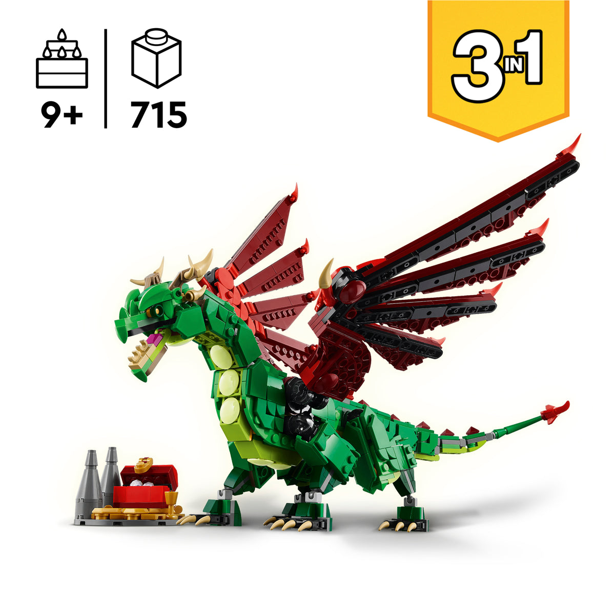 LEGO Creator 31161 Viduramžių drakonas