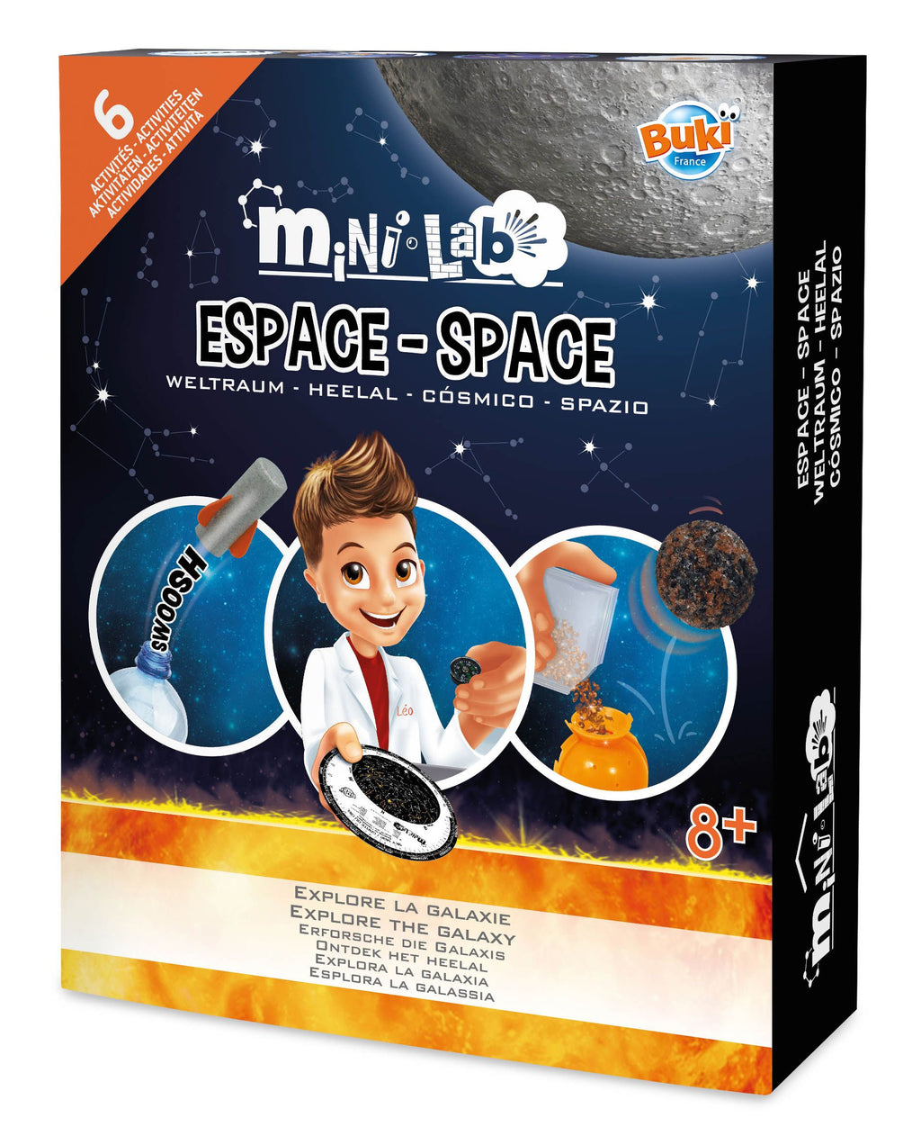 Buki Mini Lab kosmosas – Mėnulio ir žvaigždžių tyrinėjimas
