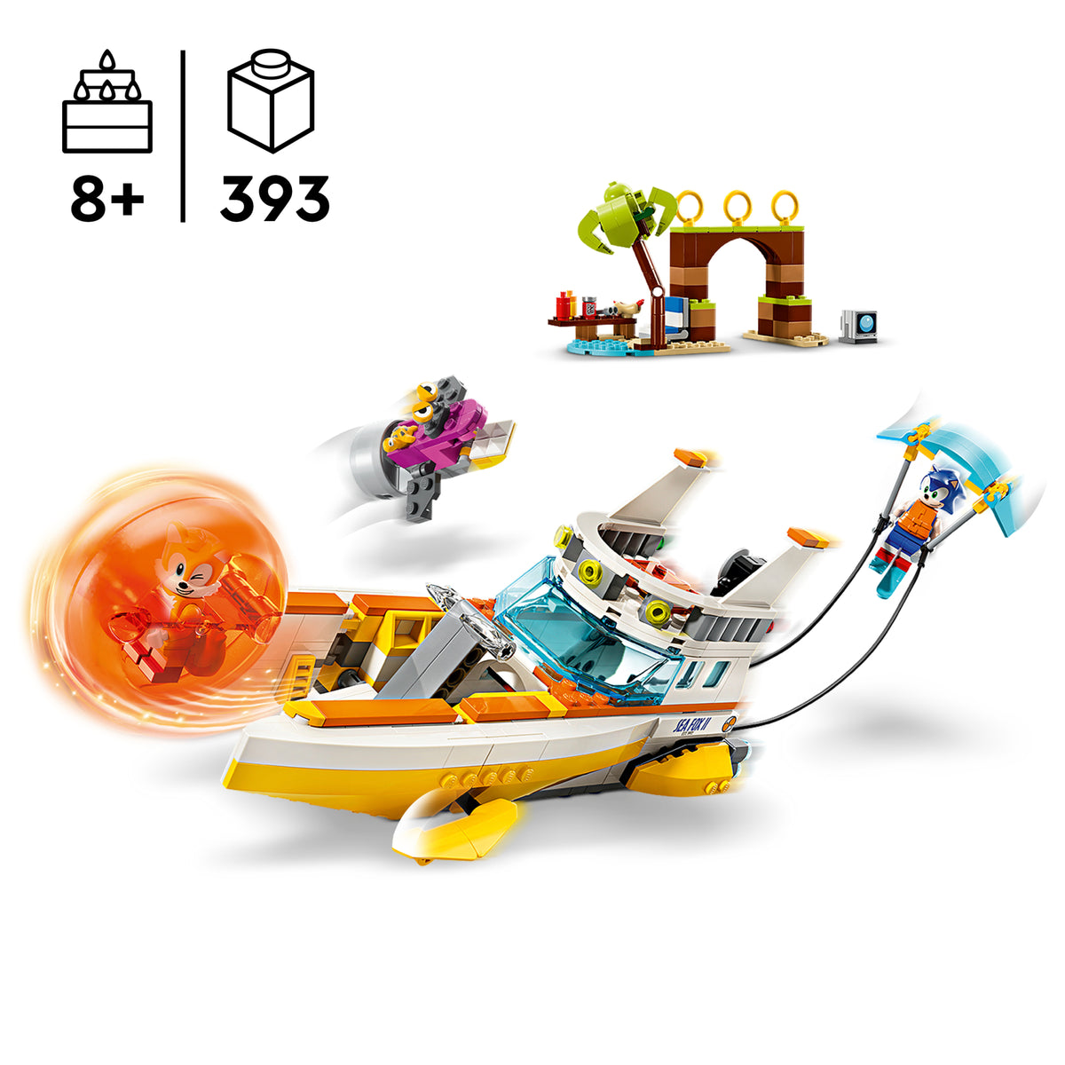 LEGO Sonic the Hedgehog 76997 Tailso nuotykių laivas