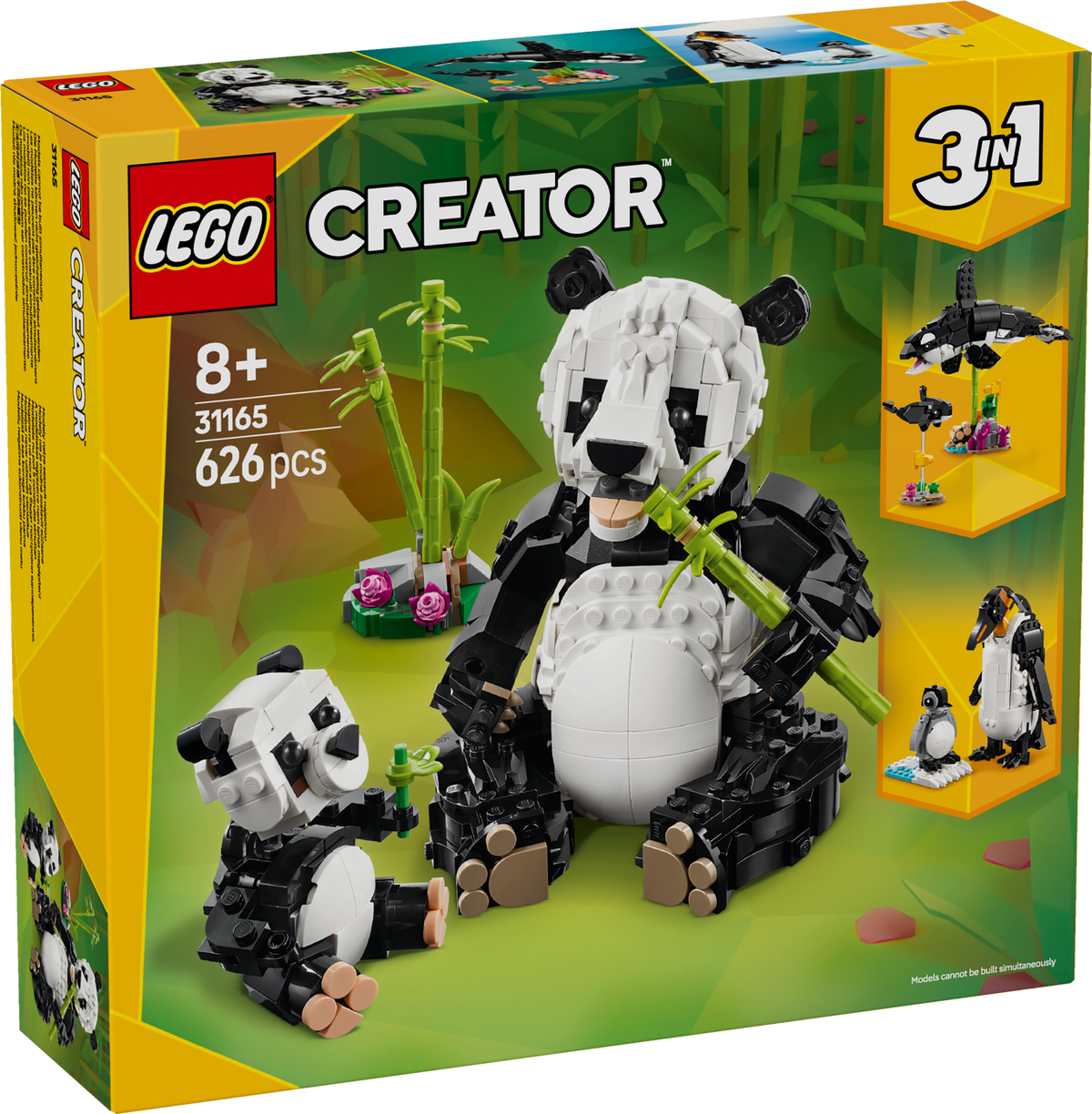 LEGO Creator 31165 Laukiniai gyvūnai: pandų šeima
