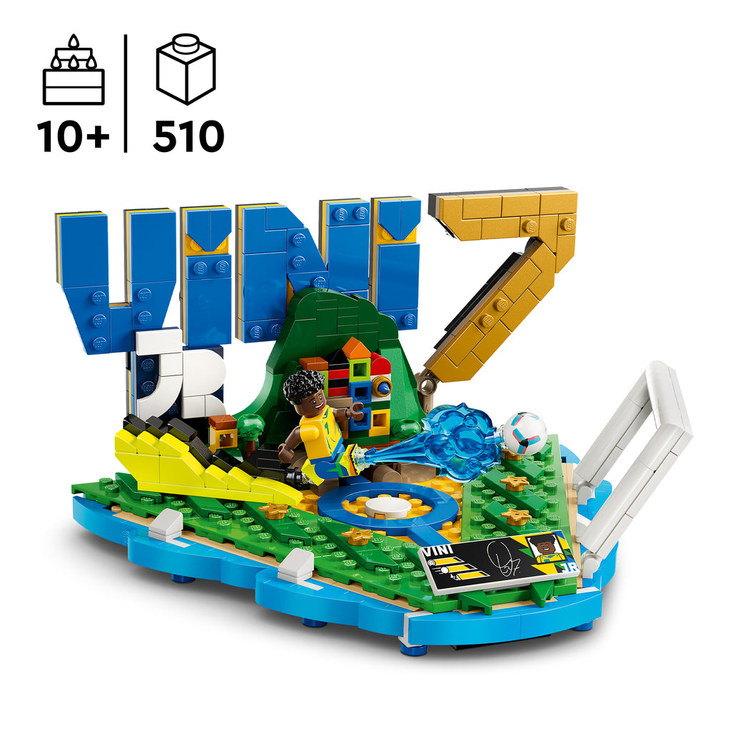 LEGO Editions 43027 Vini Jr. – futbolo akimirkos