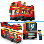 LEGO City 60407 Raudonas dviaukštis ekskursijų autobusas