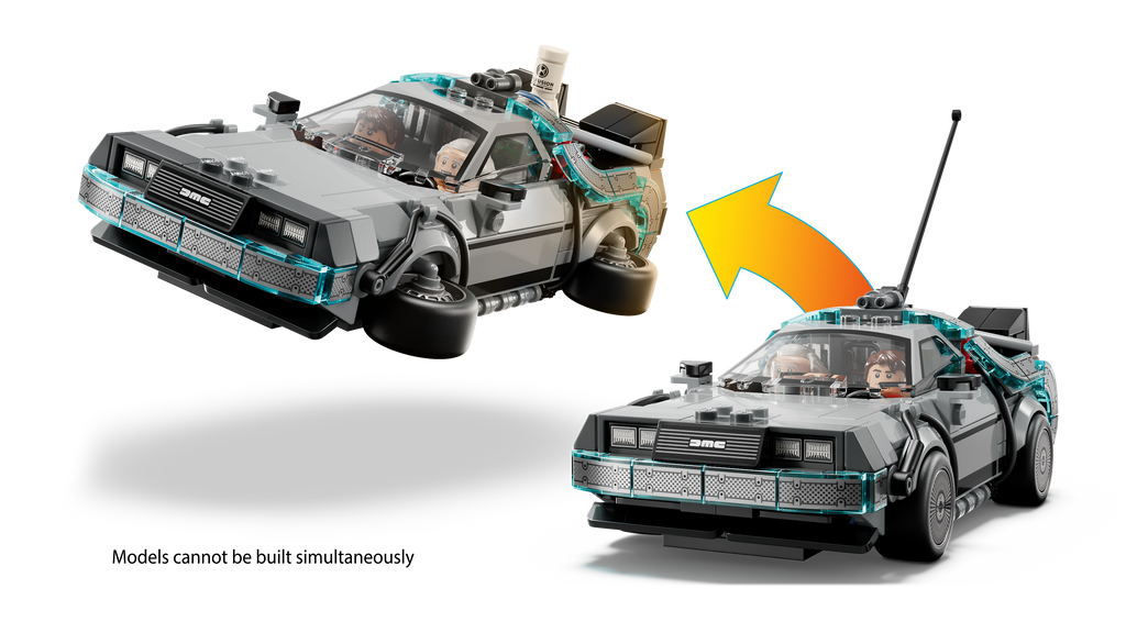 LEGO Speed Champions 77256 Laiko mašina iš filmo „Atgal į ateitį“