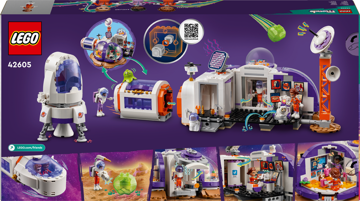 LEGO Friends 42605 Marso kosminė bazė ir raketa