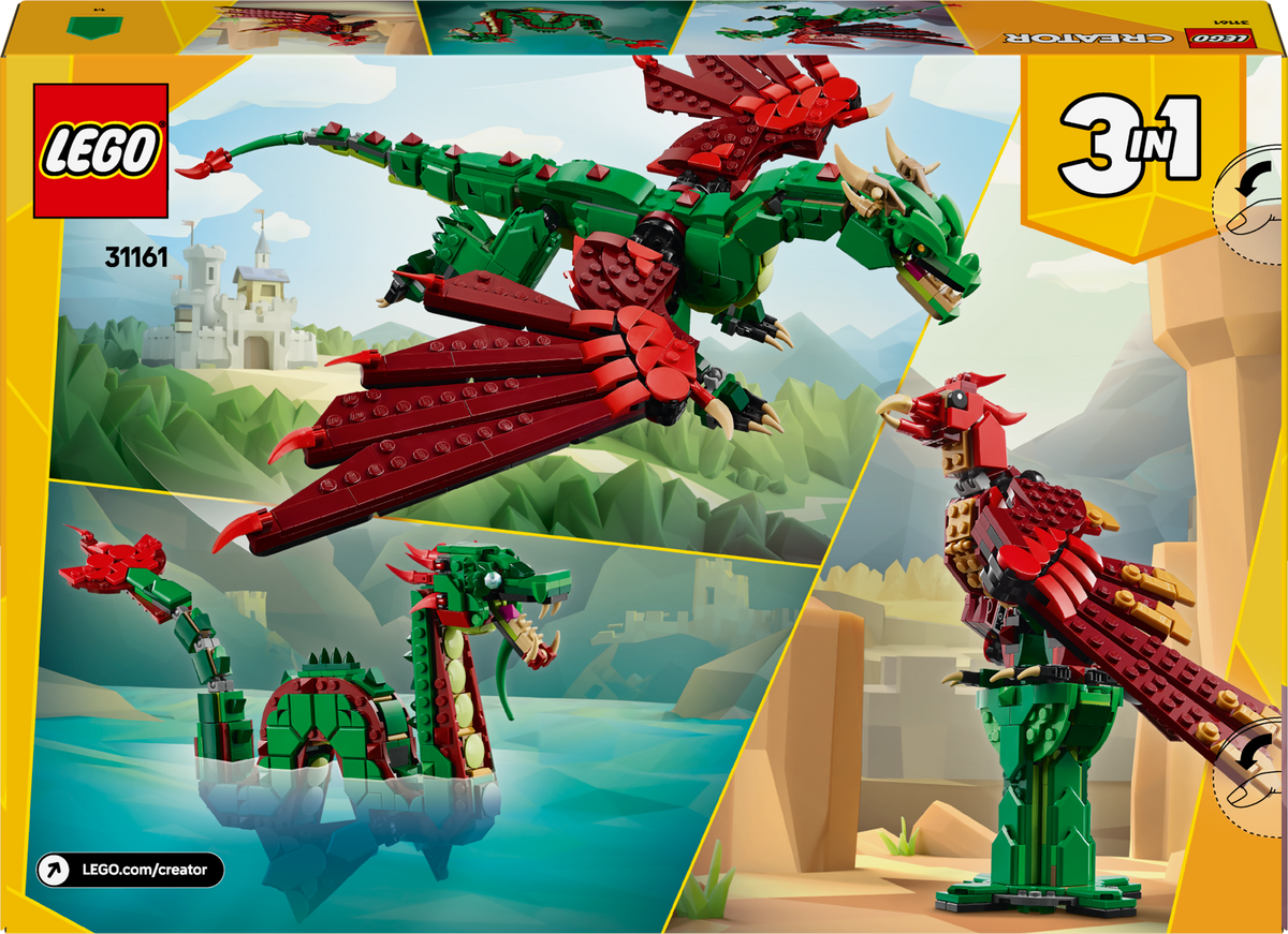 LEGO Creator 31161 Viduramžių drakonas