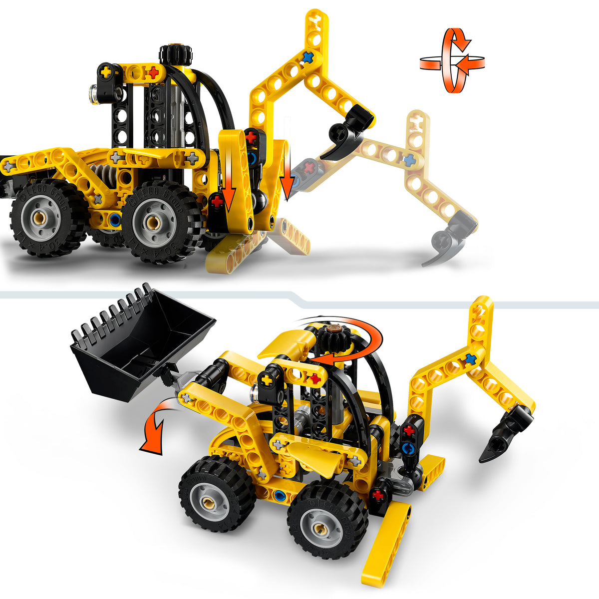 LEGO Technic 42197 Ekskavatorius-krautuvas