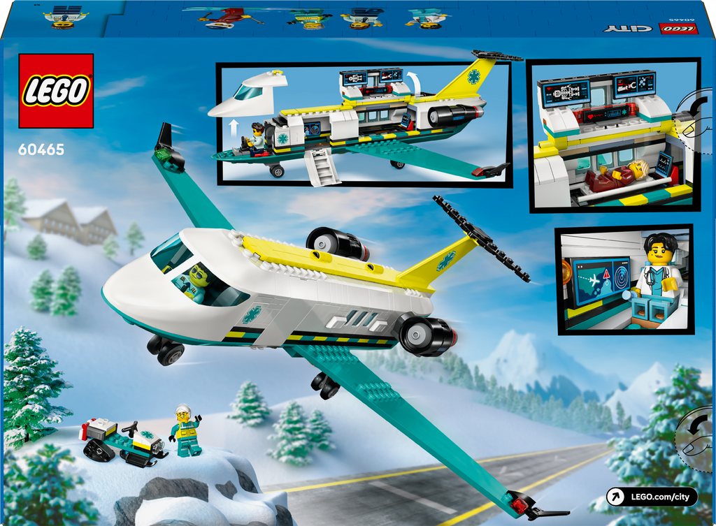 LEGO City 60465 Greitosios pagalbos lėktuvas