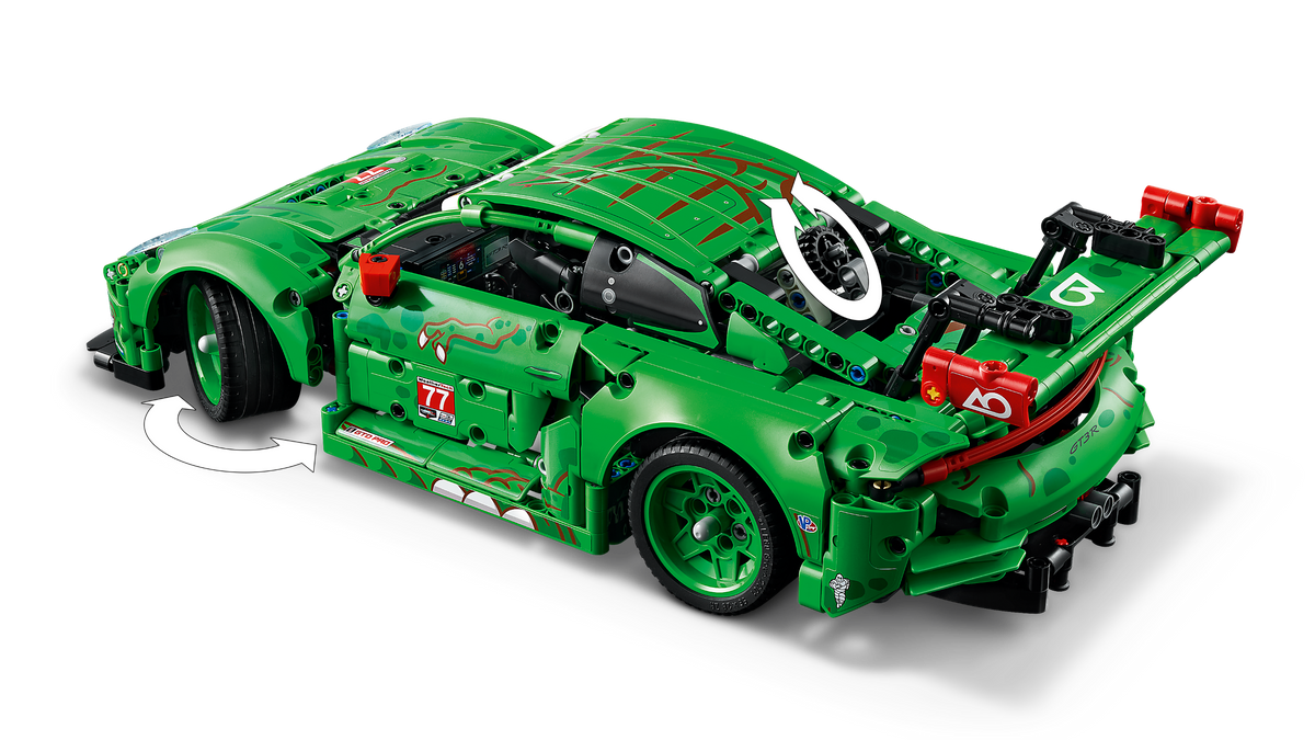 LEGO Technic 42224 Porsche 911 GT3 R REXY AO lenktyninis automobilis