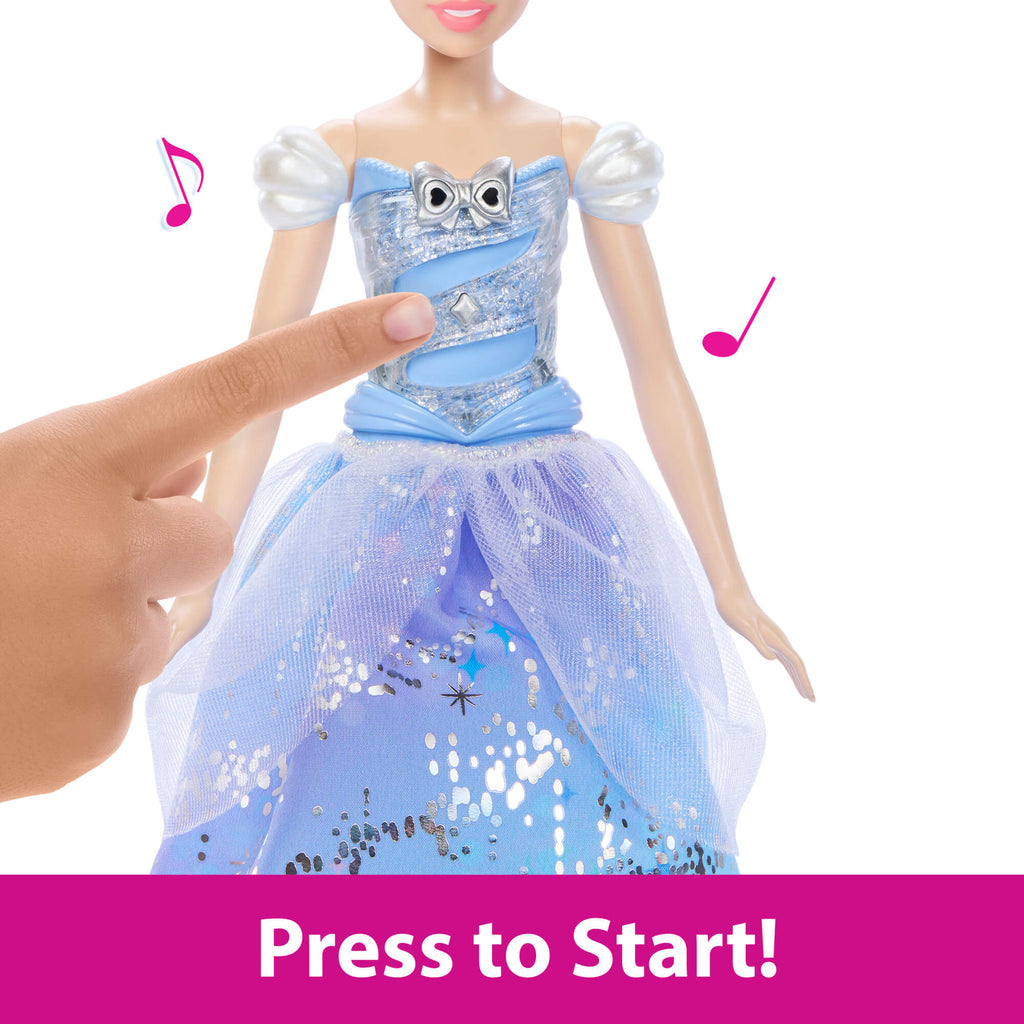 DISNEY PRINCESS lėlė Pelenė (su garsais ir šviesomis) (JBF94)