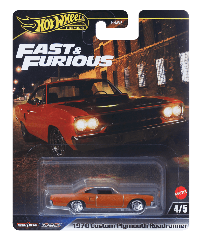 HOT WHEELS PREMIUM automodeliukas iš filmo Greiti ir įsiutę  (HNW46)