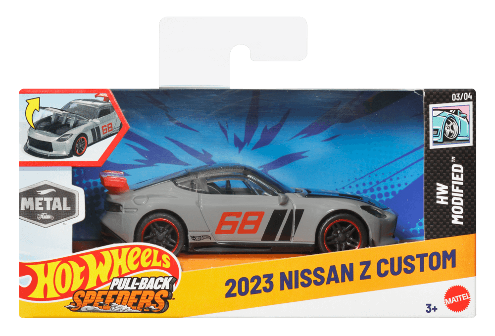 HOT WHEELS automodeliukas – Pull-Back Speeders (HPR70)