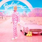Kolekcinis BARBIE filmo Kenas rožiniu kostiumu (JCP80)