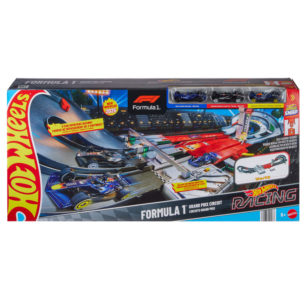HOT WHEELS F1 lenktynių trasos rinkinys – Grand Prix (JDY16)
