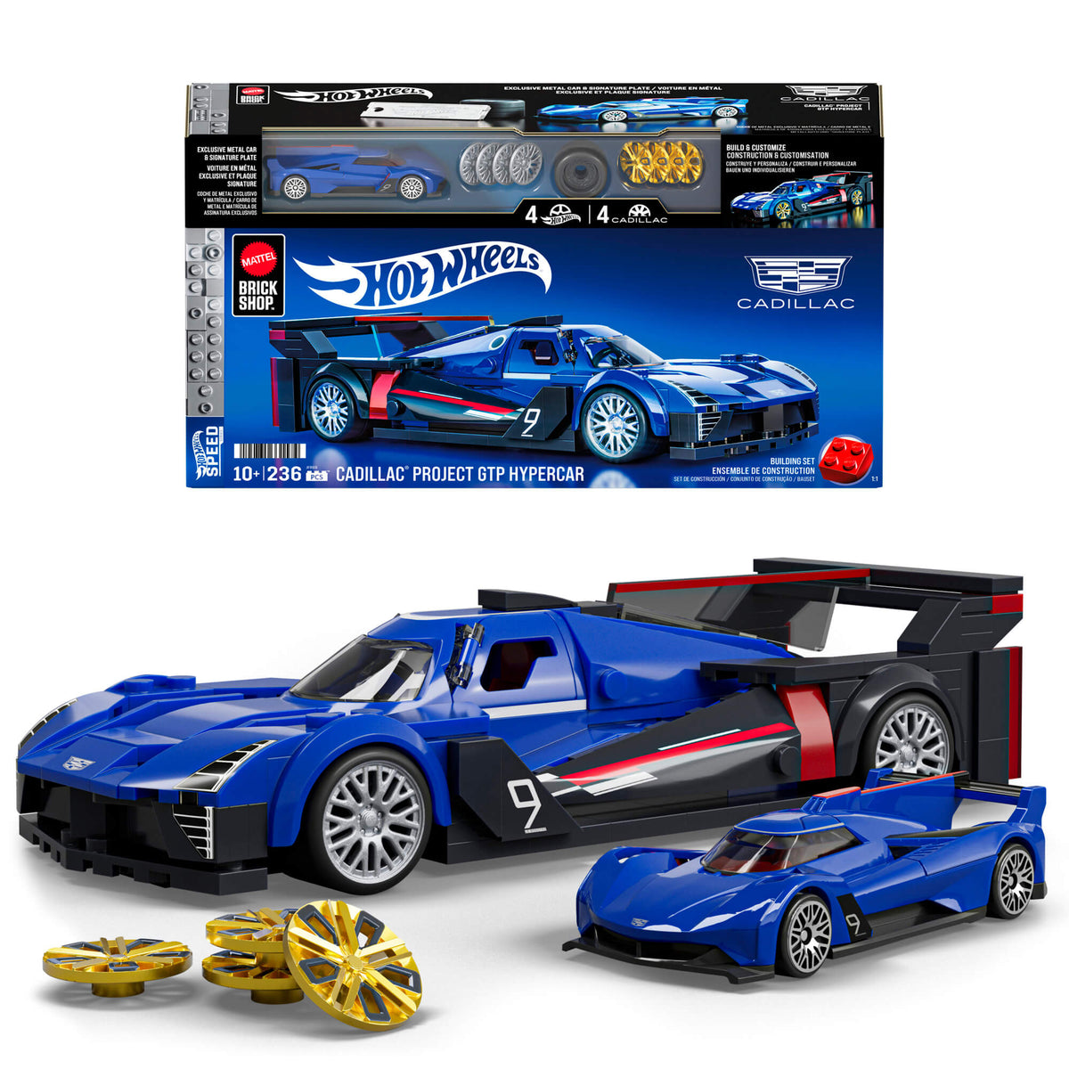MATTEL BRICK SHOP HOT WHEELS konstruktorius – Speed Cadillac (JFR89)