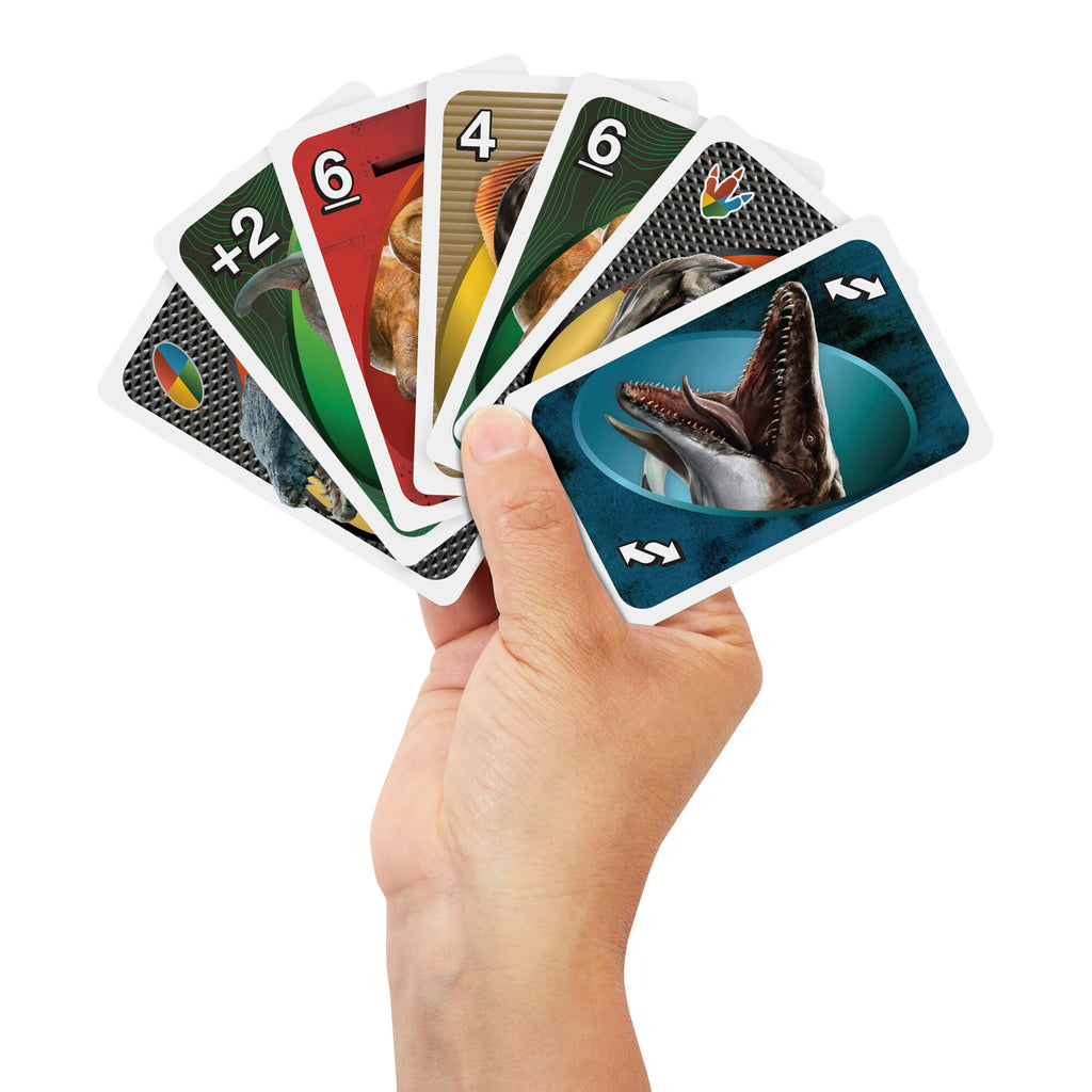 UNO kortos JURASSIC WORLD (JFT28)