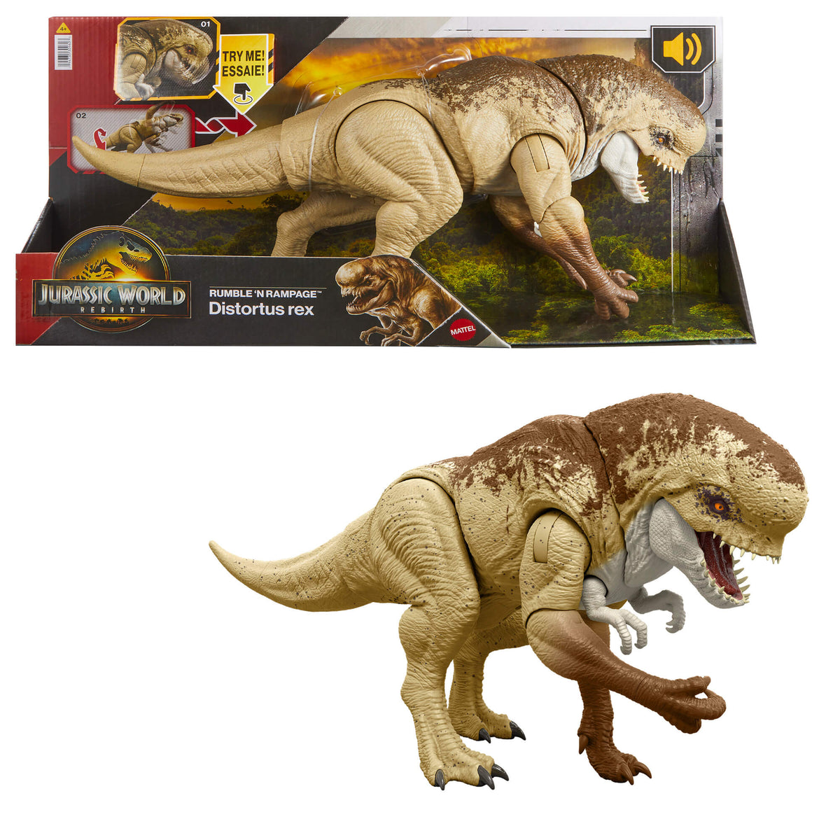 JURASSIC WORLD interaktyvus piktasis dinozauras (JGB58)