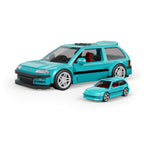 MATTEL BRICK SHOP HOT WHEELS Honda Custom 90 Civic EF konstruktorius (JHF62)