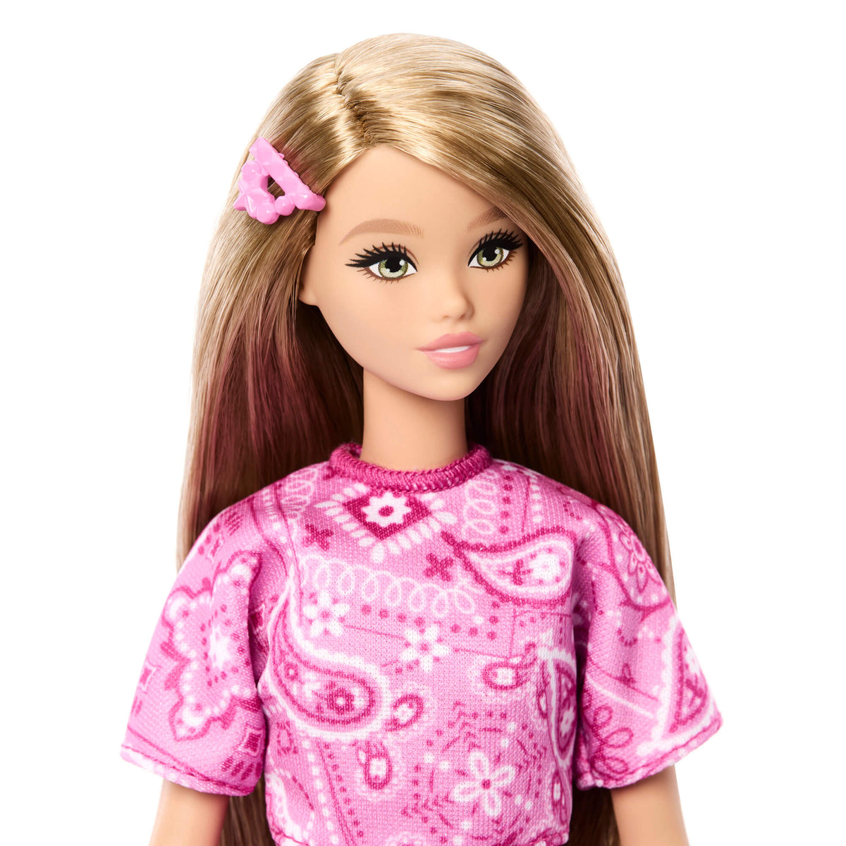 BARBIE FASHIONISTAS lėlė madistė šviesiais plaukais (JJN62)