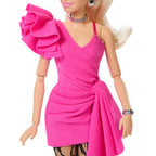 BARBIE DELUXE FASHIONISTAS mados lėlė rožine suknele (JJN73)