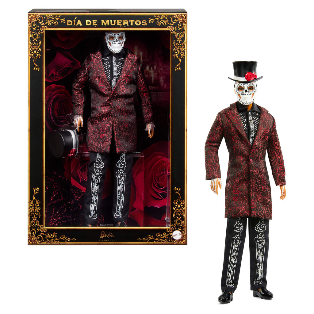 BARBIE KEN DIA DE MUERTOS kolekcinis Kenas (JJX97)