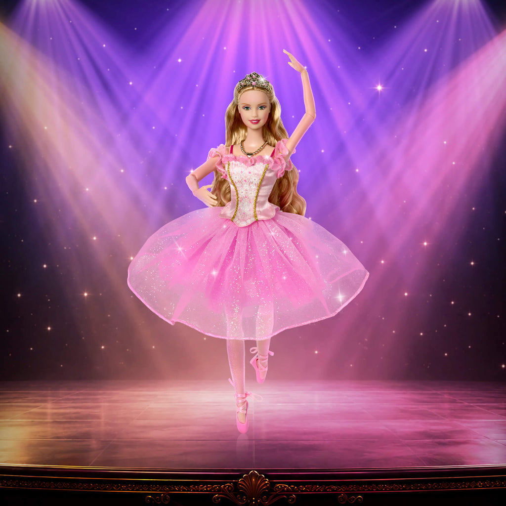 BARBIE NUTCRACKER SUPERPLUM kolekcinė lėlė - Spragtuko kolekcija (JJY15)