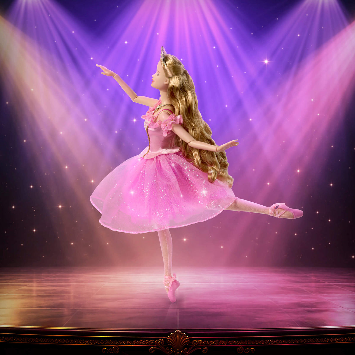 BARBIE NUTCRACKER SUPERPLUM kolekcinė lėlė - Spragtuko kolekcija (JJY15)