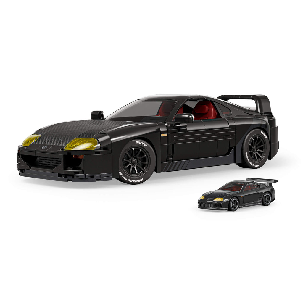 MATTEL BRICK SHOP HOT WHEELS Toyota Supra '84 MKIV konstruktorius (JKG40)