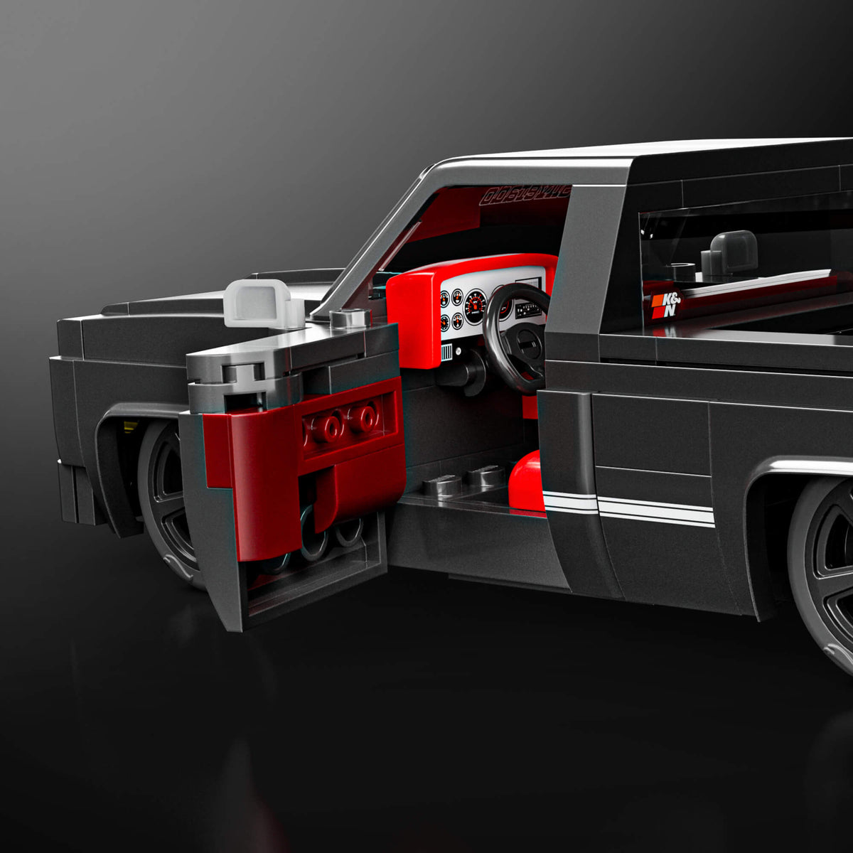 MATTEL BRICK SHOP HOT WHEELS Chevy '83 Silverado konstruktorius (JKG42)