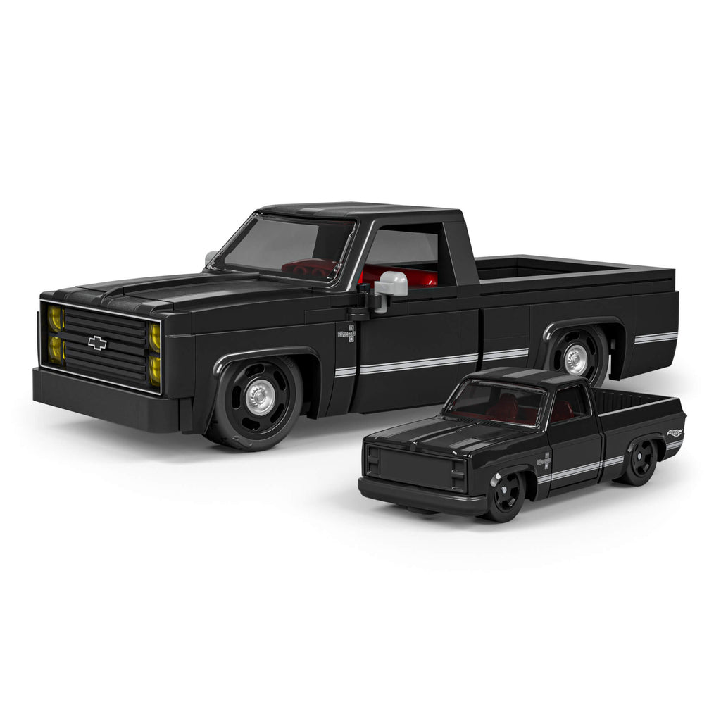 MATTEL BRICK SHOP HOT WHEELS Chevy '83 Silverado konstruktorius (JKG42)