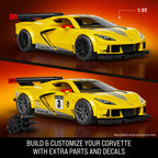 MATTEL BRICK SHOP HOT WHEELS '20 Corvette C8.R konstruktorius (JKR19)