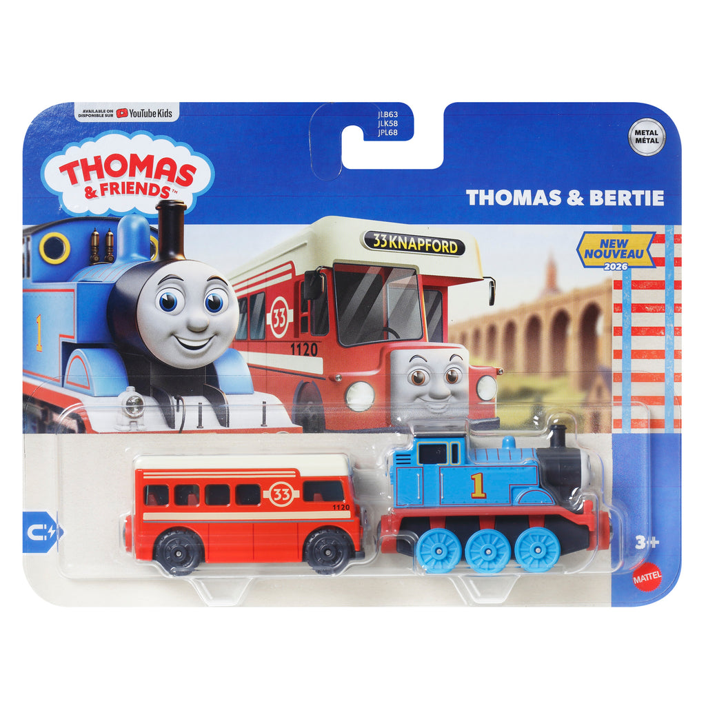 THOMAS AND FRIENDS DELUXE metalinių traukinukų rinkinys (JLB63)