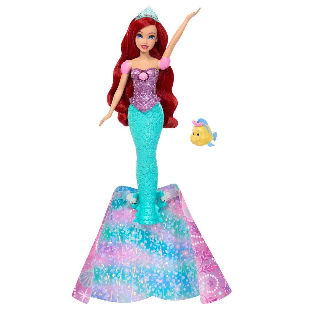 DISNEY PRINCESS lėlė Arielė su transformacijos funkcija (JLK19)