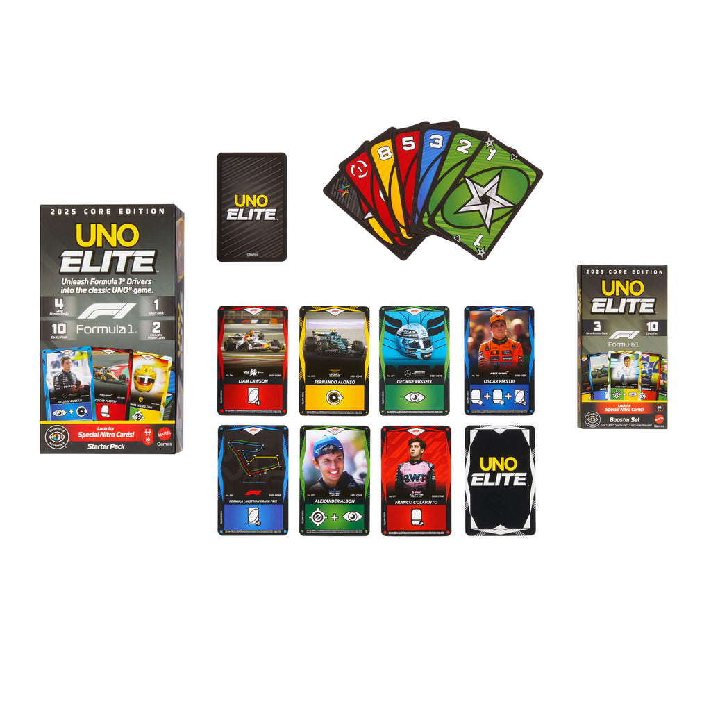 UNO ELITE F-1 kortų papildymas (Booster Set)