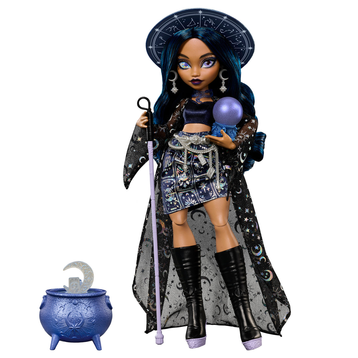 MONSTER HIGH MOONSPELL MAGIC lėlė Claire - aiškeregė kerėtoja (JMB89)