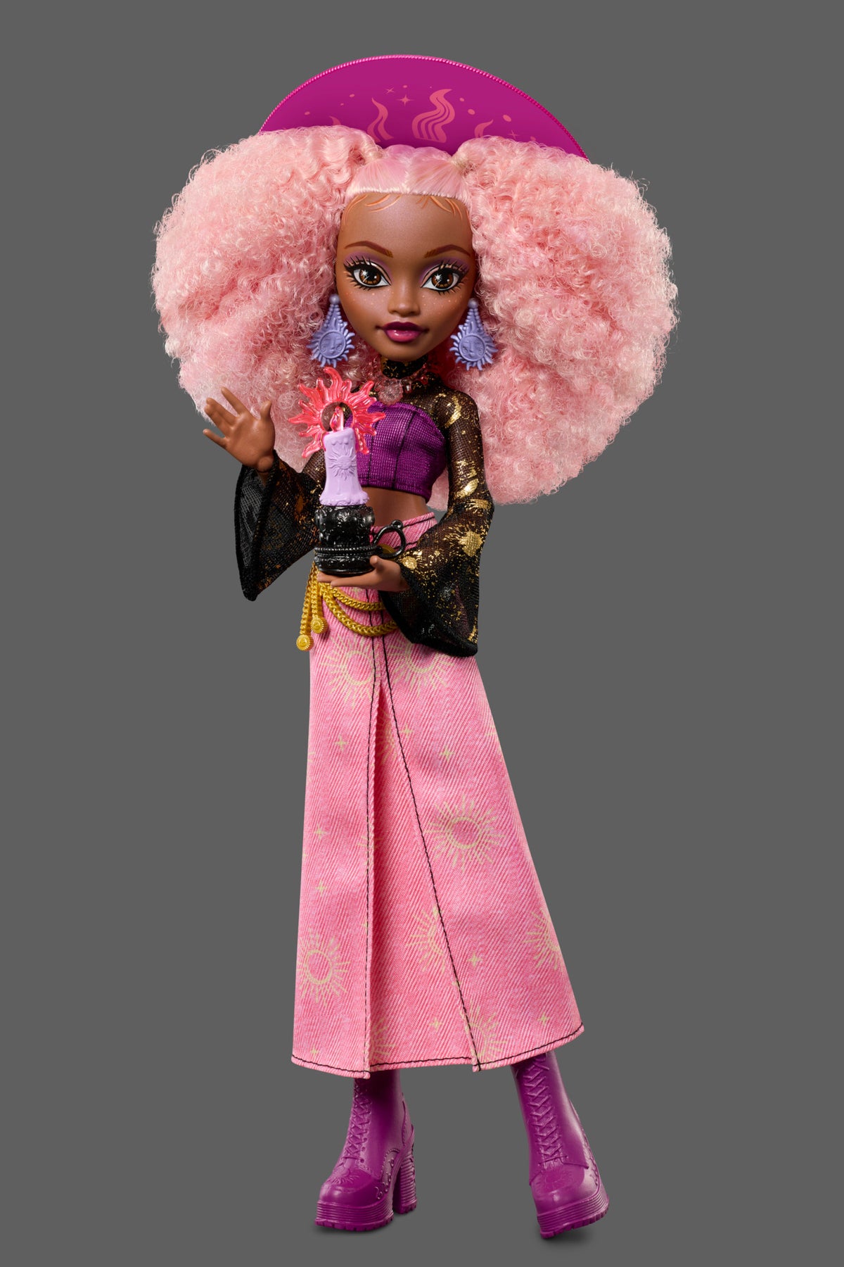 MONSTER HIGH MOONSPELL MAGIC lėlė Rae - saulės kerėtoja (JMB91)