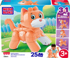 MEGA BLOKS ROLLING KITTEN 3 in 1 kačiuko konstruktorius (JMK86)