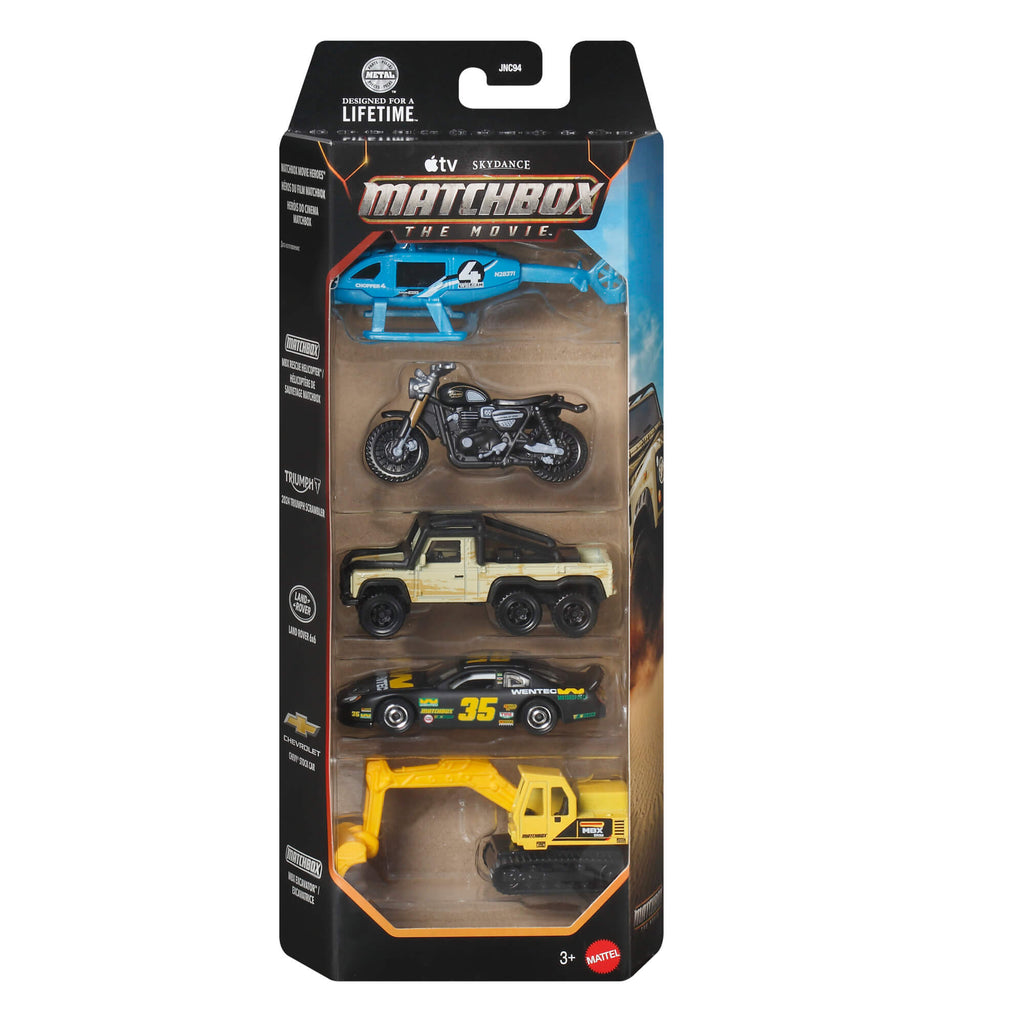 MATCHBOX MOVIE automodeliukų rinkinys (5 vnt.) (JNC94)