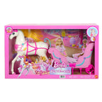 BARBIE NUTCRACKER LAND OF SWEETS žirgo ir rogių rinkinys - Spragtuko kolekcija (JNH63)