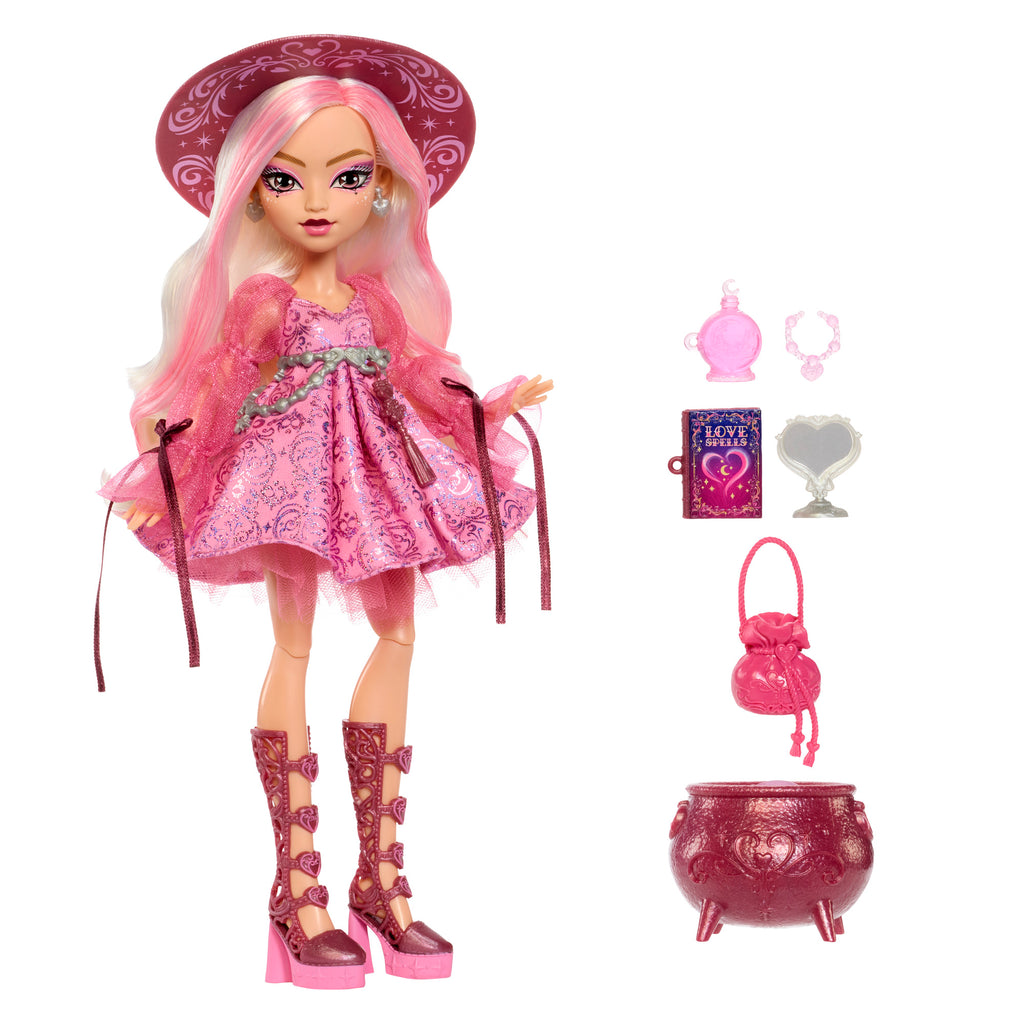 MONSTER HIGH MOONSPELL MAGIC lėlė Carina - meilės kerėtoja (JNM26)