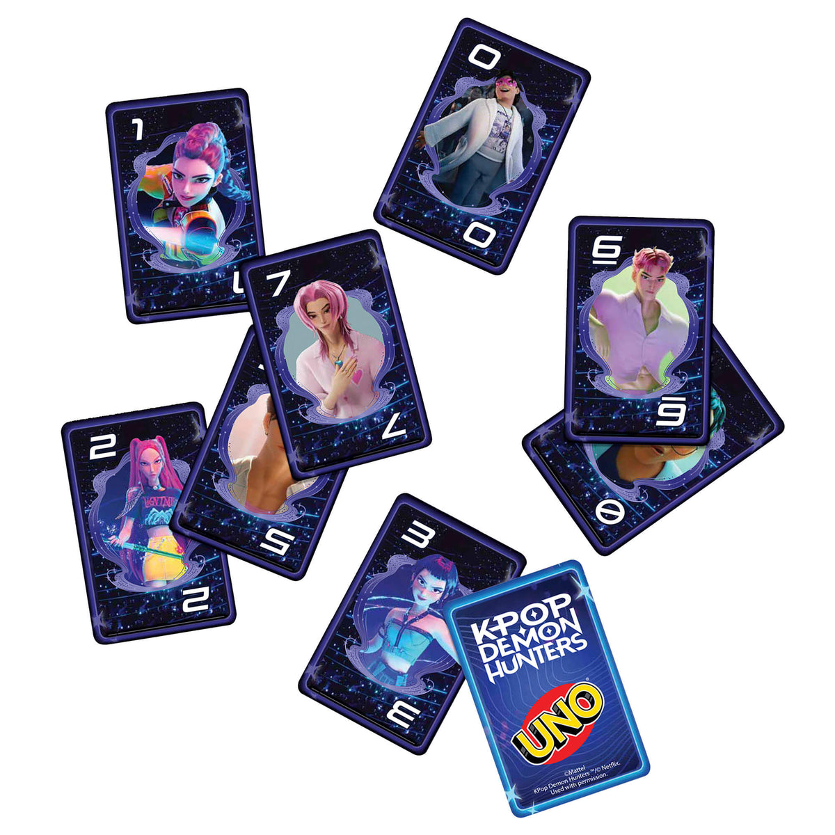 UNO kortos KPOP Demon Hunters