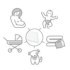 Babyono kūdikio pervystymo paklotai 12vnt 60x90 509/12