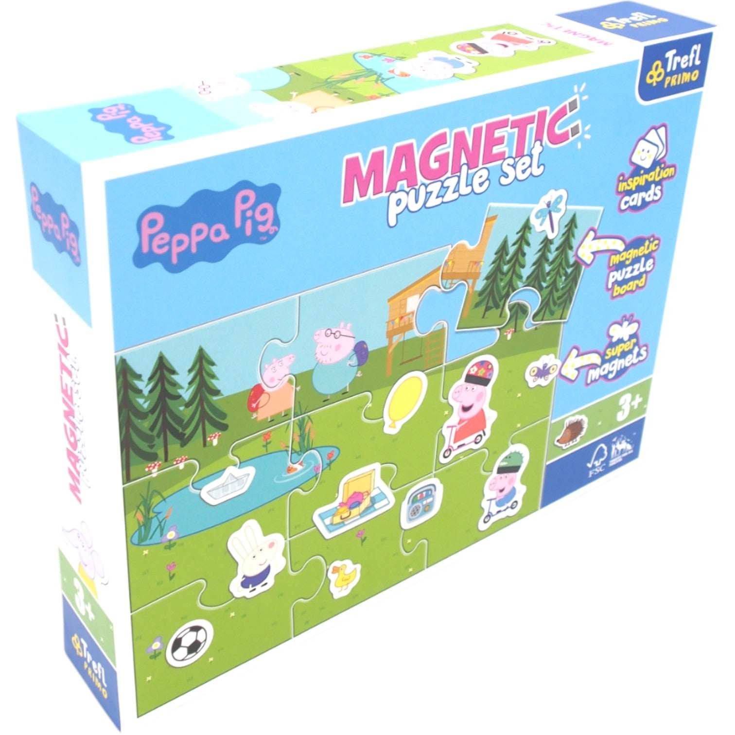 Magnetinis dėlionės rinkinys Peppa Pig – Trefl Primo