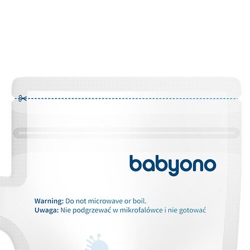 Babyono maišeliai motinos pienui laikyti užšaldyti 30 vnt.x180 ml, 1084