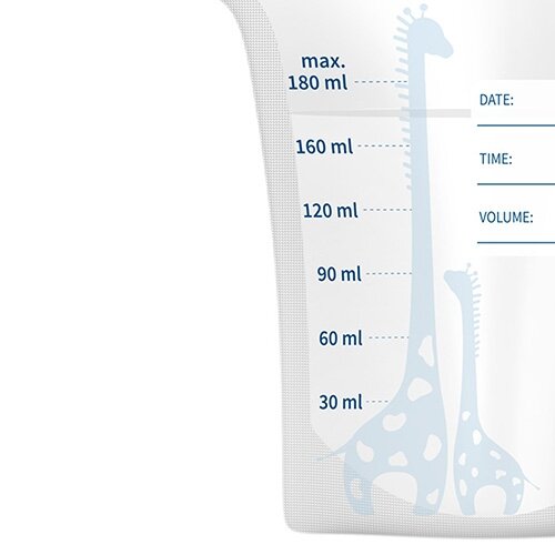 Babyono maišeliai motinos pienui laikyti užšaldyti 30 vnt.x180 ml, 1084