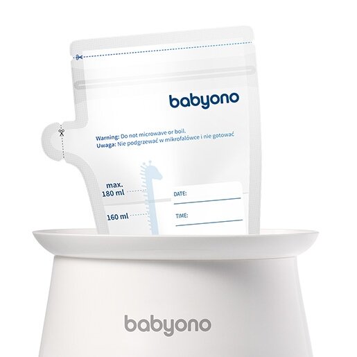 Babyono maišeliai motinos pienui laikyti užšaldyti 30 vnt.x180 ml, 1084