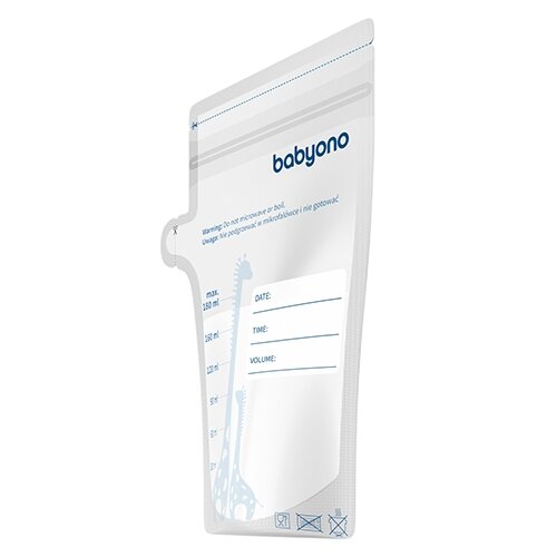 Babyono maišeliai motinos pienui laikyti užšaldyti 30 vnt.x180 ml, 1084
