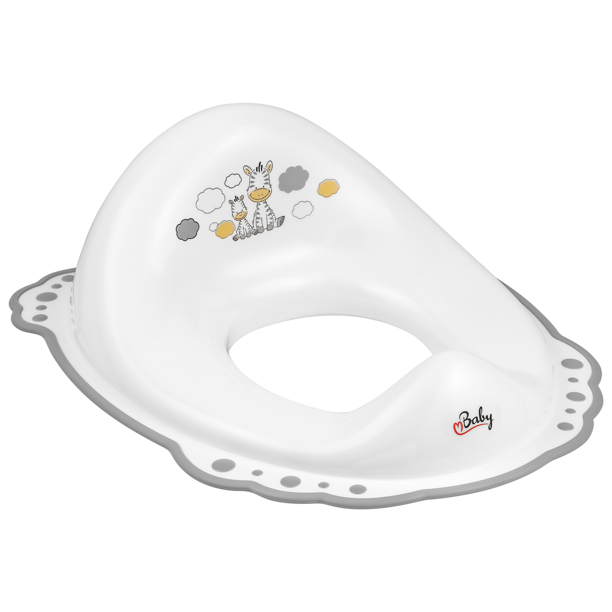 Maltex klozeto sėdynė neslystanti Zebra balta 6463_60